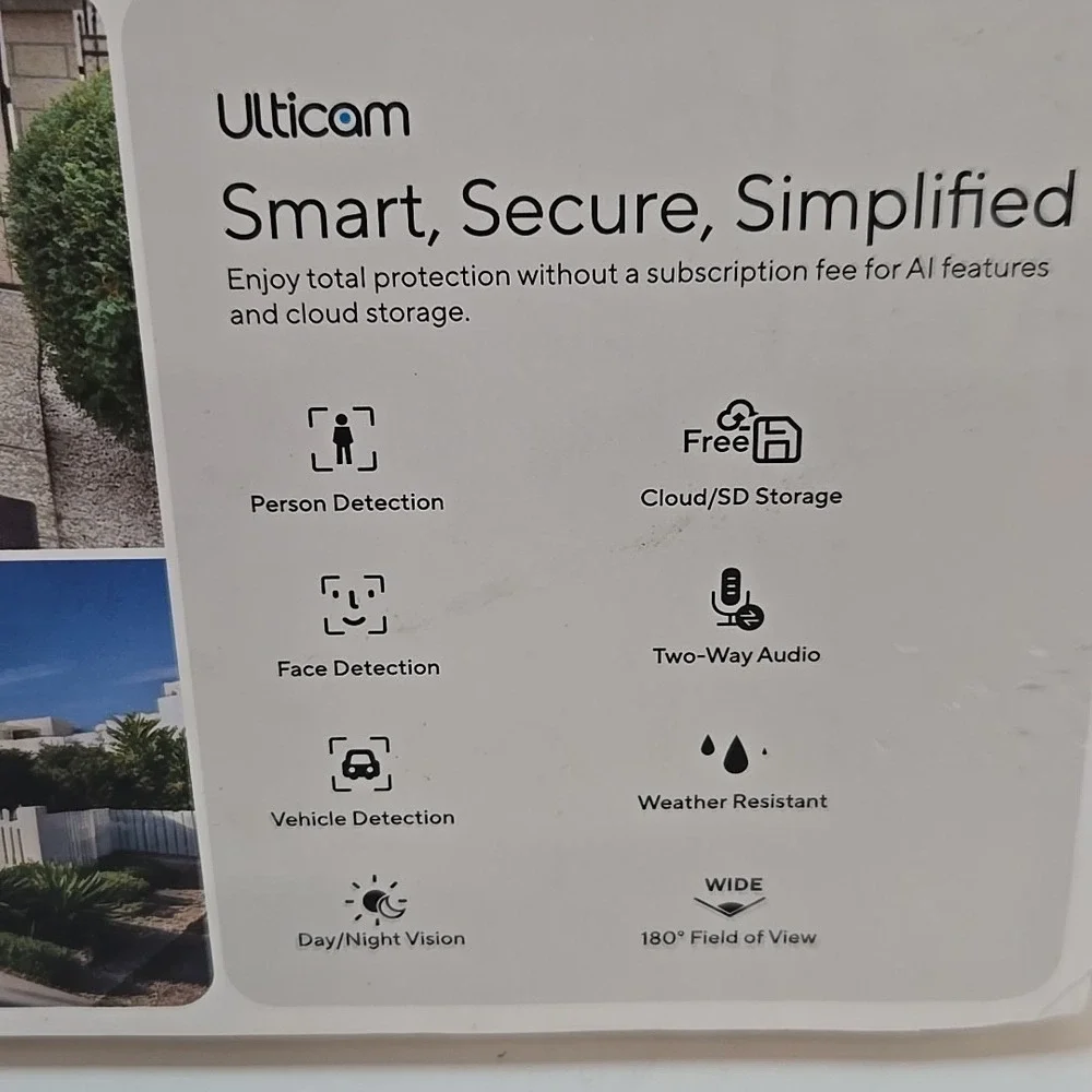 Ulticam IQ‎ Wired Ai Security Camera Ulticam-iq01